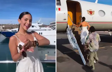 Ángela Aguilar y Christian Nodal disfrutan vacaciones en La Paz a bordo de su yate
