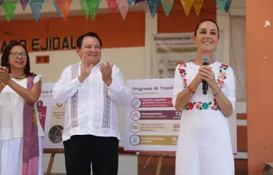 Claudia Sheinbaum afirma que Joaquín Díaz Mena es un excelente gobernador en su visita a Yucatán