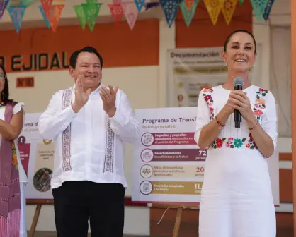 Claudia Sheinbaum afirma que Joaquín Díaz Mena es un excelente gobernador en su visita a Yucatán
