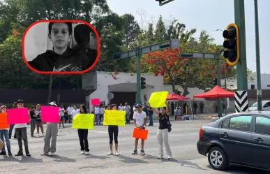 Exigen justicia para Kevin: familiares y amigos se manifiestan afuera de Casa de Gobierno