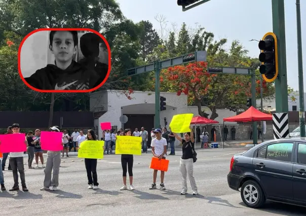 Exigen justicia para Kevin: familiares y amigos se manifiestan afuera de Casa de Gobierno
