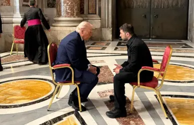Donald Trump y Volodímir Zelenski se reúnen en la Basílica de San Pedro previo al funeral del Papa