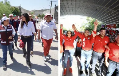 Elecciones Durango: coinciden visitas de Alito Moreno y Luisa Alcalde en La Laguna.