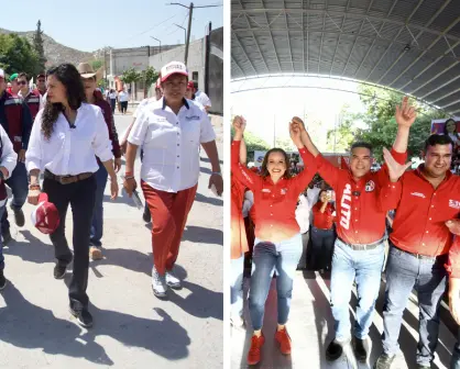 Elecciones Durango: coinciden visitas de Alito Moreno y Luisa Alcalde en La Laguna.
