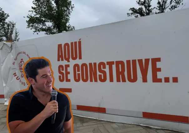 Samuel García supervisa avance al 80% del nuevo malecón de la Presa La Boca, en Santiago