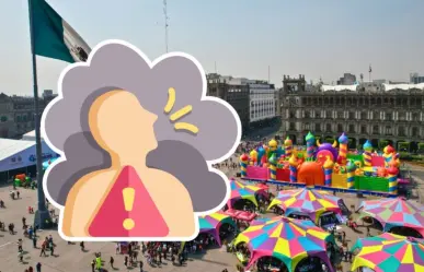 Suspenden "Zócalito de las Infancias" en su primer día por contingencia ambiental