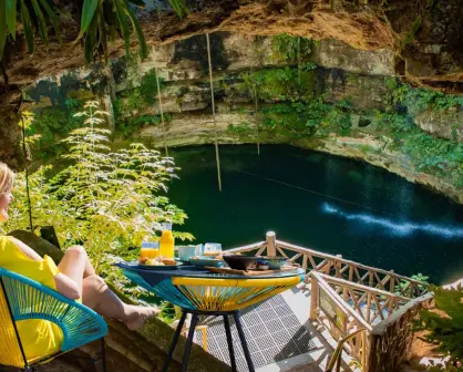 Estas Villas ocultas en un Pueblo Mágico de Yucatán tienen su propio cenote