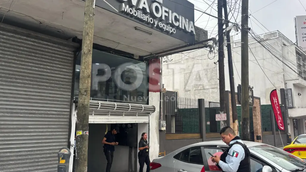 VIDEO | Detienen a ladrón en Monterrey tras robar maquinaria