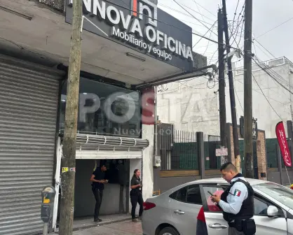 VIDEO | Detienen a ladrón en Monterrey tras robar maquinaria