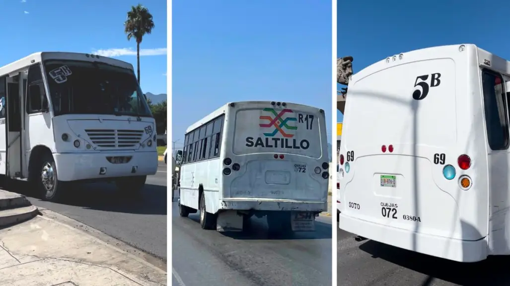 Transporte público en Saltillo: ¿qué rutas me llevan de sur a norte?