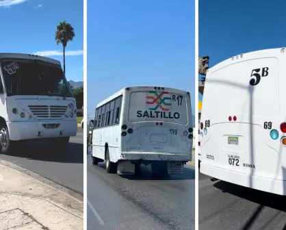 Transporte público en Saltillo: ¿qué rutas me llevan de sur a norte?