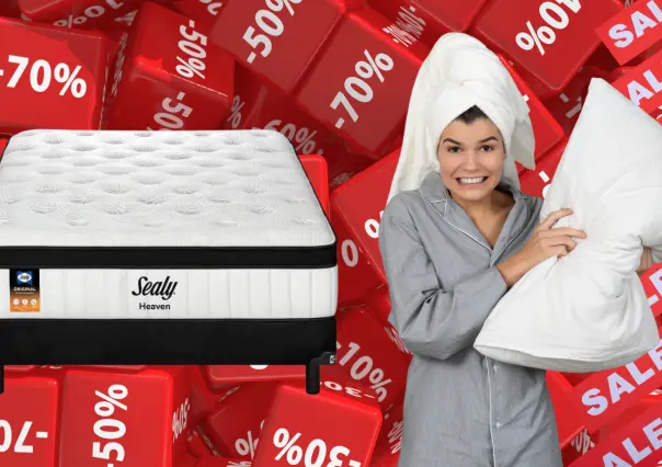 Liverpool tiene este colchón y box Sealy con el 62% de descuento