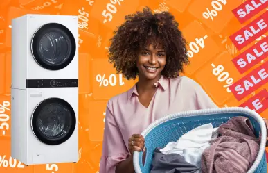 The Home Depot tiene esta torre de lavado LG al 50% de descuento