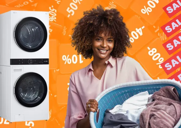 The Home Depot tiene esta torre de lavado LG al 50% de descuento