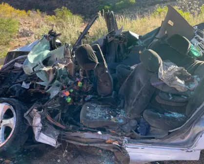 Zacatecano y sus dos hijos, los occisos de accidente en carretera Durango - Zacatecas