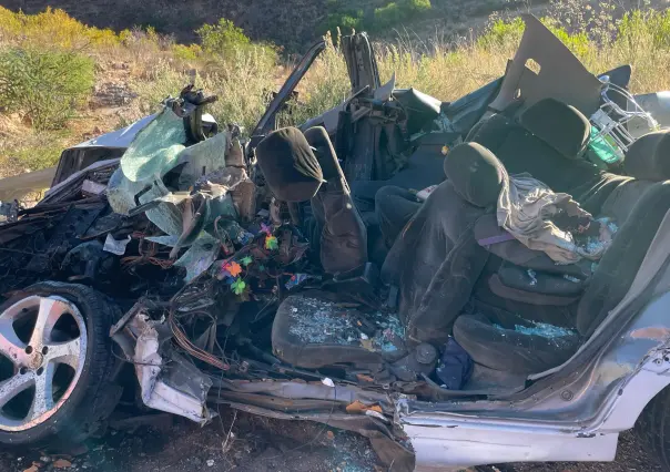 Zacatecano y sus dos hijos, los occisos de accidente en carretera Durango - Zacatecas
