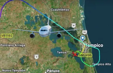Emergencia en vuelo Aeroméxico obliga aterrizaje forzoso en Tampico: ¿Qué fue lo que sucedió?