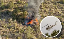 Helicóptero se desploma en Arteaga: alcaldesa informa estatus de los brigadistas heridos 