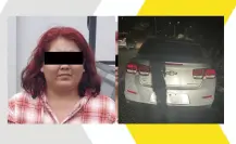 Detienen en Santiago a mujer que circulaba con placas “colgadas”