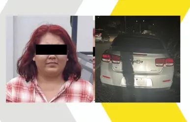 Detienen en Santiago a mujer que circulaba con placas "colgadas"