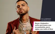 ¡Momentazo en el escenario! Rauw Alejandro sufre percance con su pantalón, pero sigue con todo el flow.