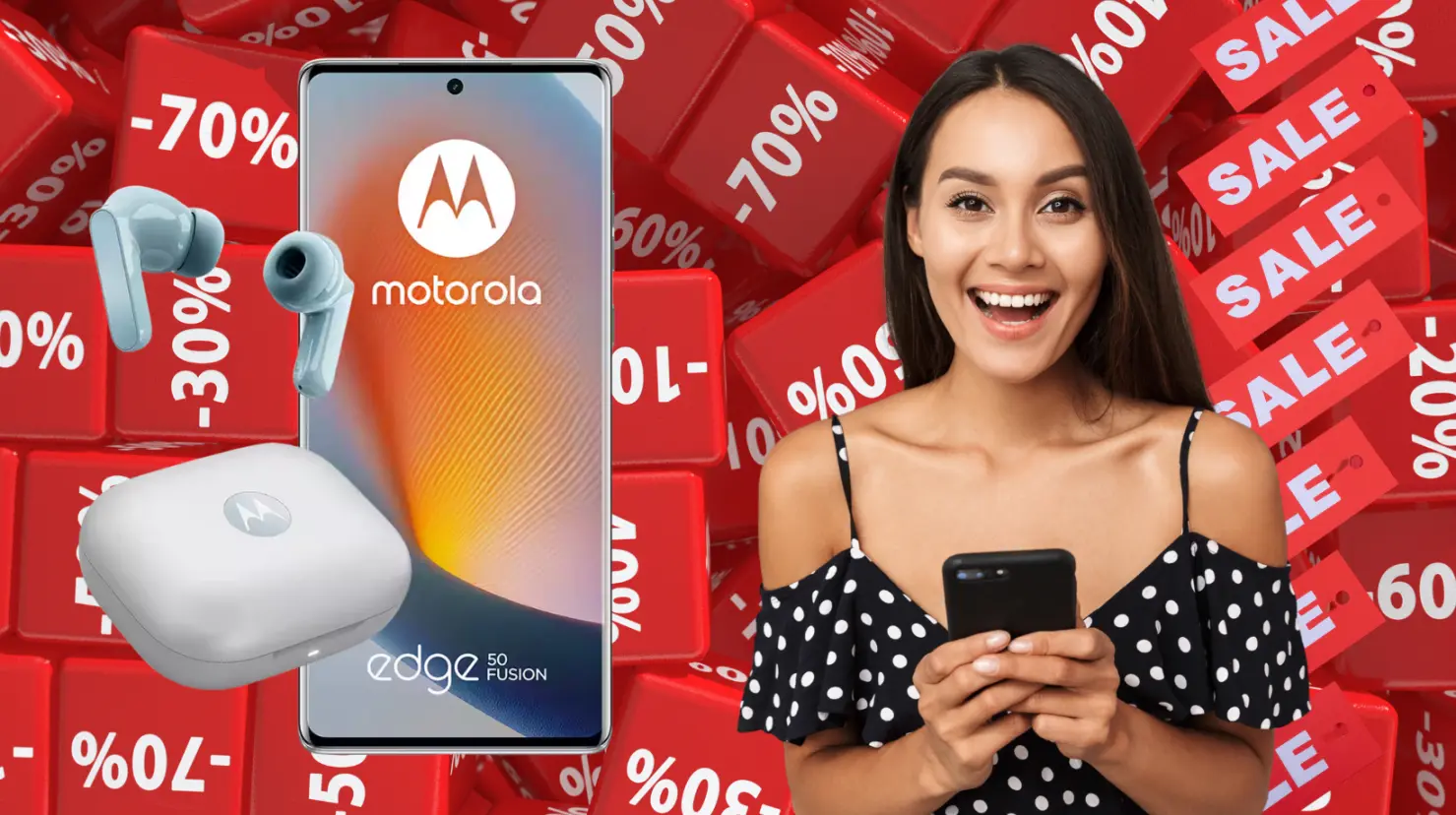 Liverpool te regala unos audífonos en la compra de este celular Motorola. Foto: Canva | Liverpool.