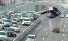 Conductores y tránsito pelean en la avenida Leones en Monterrey