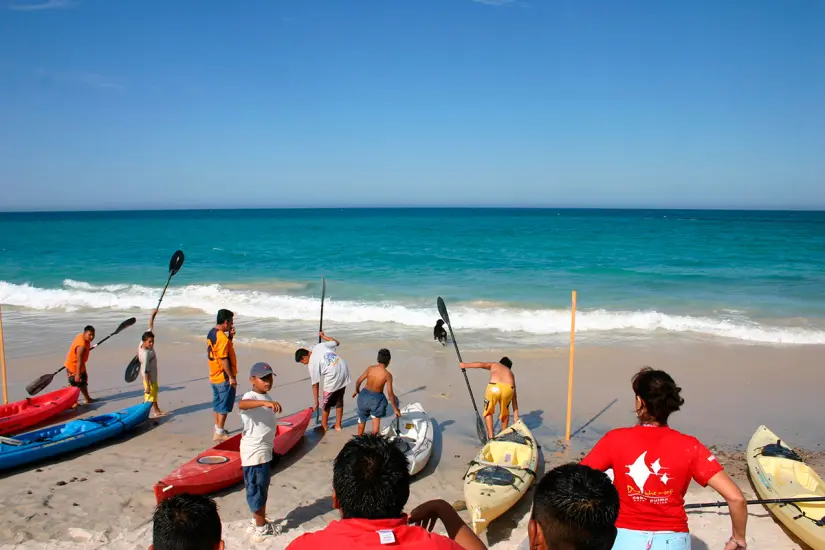 Co excepción de la pesca, los turistas tienen, literalmente, un mar de posibilidades para el descanso y la diversión. Foto: Gobierno de México.