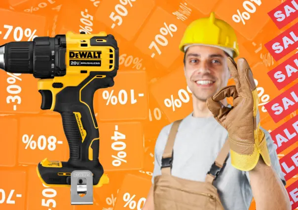 The Home Depot está rematando un taladro percutor Dewalt a menos de 3 mil pesos