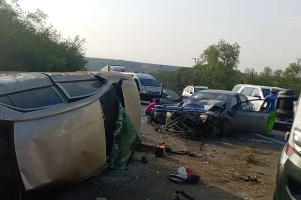 Choque en la carretera Allende a Montemorelos deja un muerto y 3 heridos