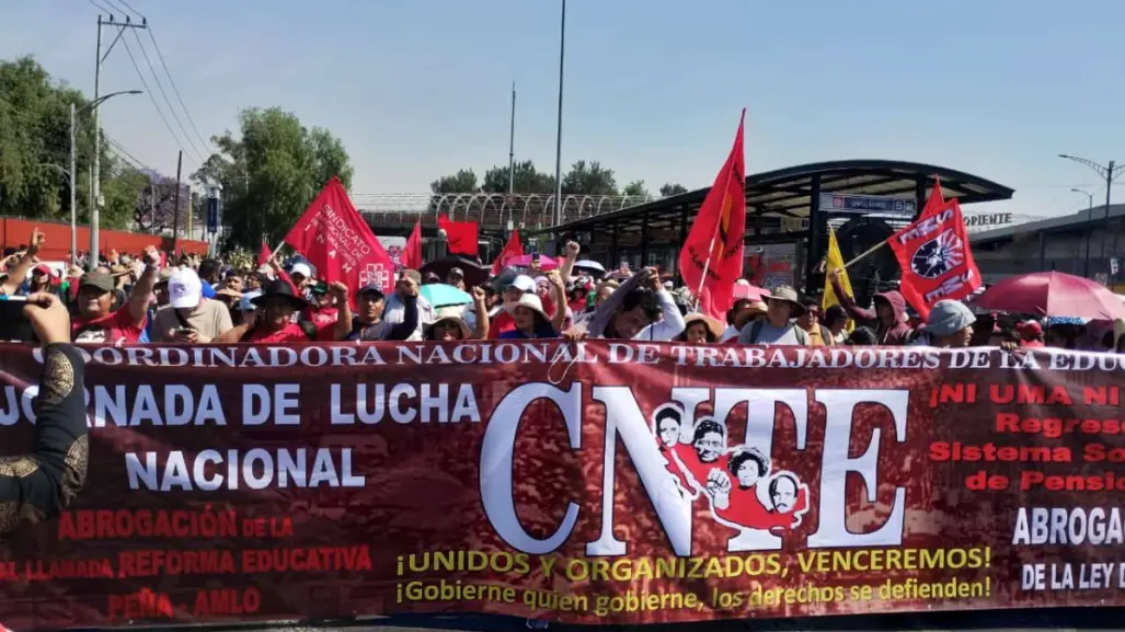 Checa las rutas alternas para evitar la marcha de la CNTE en CDMX
