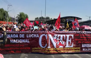 Checa las rutas alternas para evitar la marcha de la CNTE en CDMX