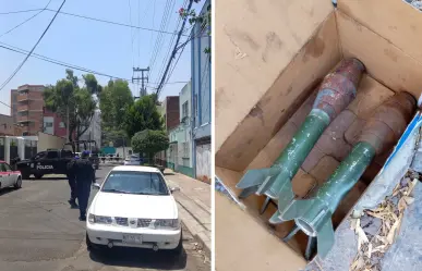 Artefactos explosivos son hallados dentro de una caja abandonada en la Miguel Hidalgo
