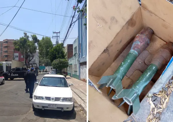 Artefactos explosivos son hallados dentro de una caja abandonada en la Miguel Hidalgo