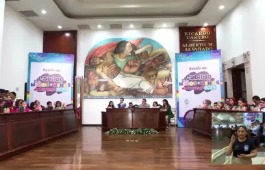 Así fue la sesión del Cabildo Infantil, por el Día del Niño en el Ayuntamiento de Durango