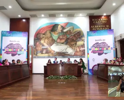 Así fue la sesión del Cabildo Infantil, por el Día del Niño en el Ayuntamiento de Durango