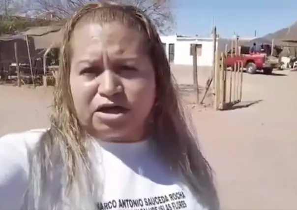 VIDEO | Ceci Flores acude a casa de "El Comander", acusado de secuestrar a sus hijos