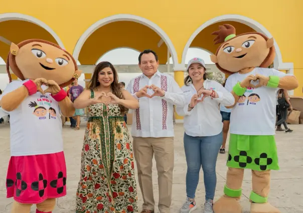DIF Yucatán celebra a la niñez con una semana llena de alegría, juegos y derechos