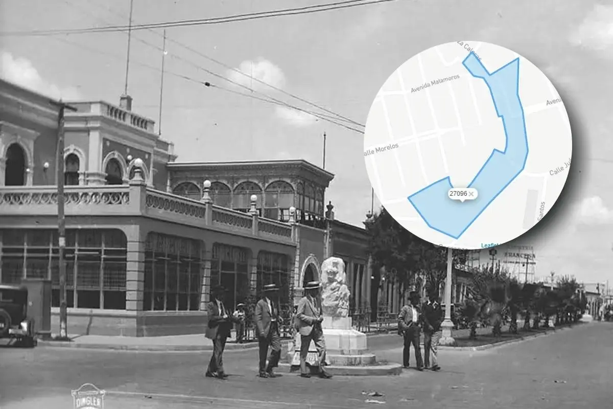 Colonia antigua en Torreón, una de las más icónicas de la laguna / Foto: Archivo Municipal de Torreón | Canva