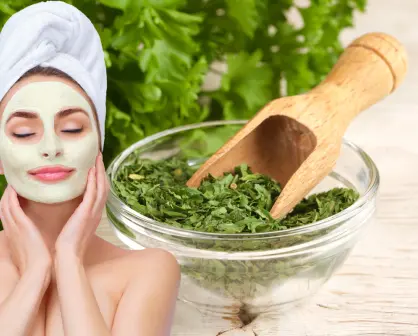 ¡Con una mascarilla de solo 2 verduras! Elimina el paño del rostro