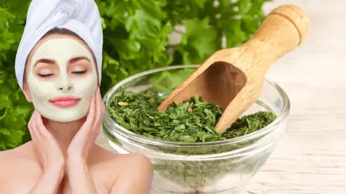 ¡Con una mascarilla de solo 2 verduras! Elimina el paño del rostro