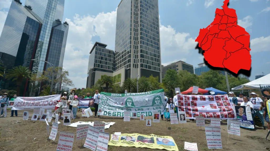 CDMX es el tercer estado con más desapariciones, según México Evalúa