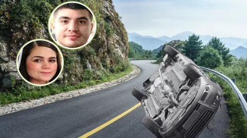 Localizan a la pareja desaparecida en Sabinas Hidalgo y Fiscalía halla el vehículo volcado