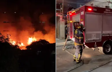 Muere una persona en incendio de asentamiento irregular en Iztacalco