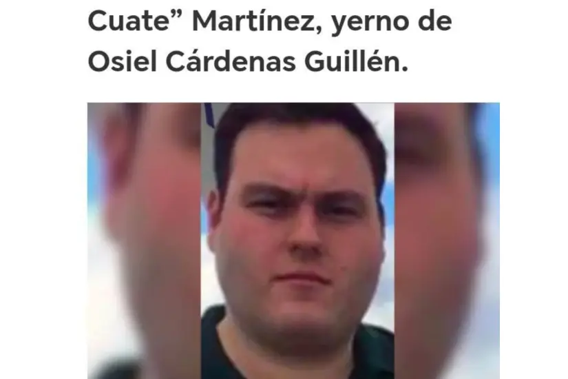 Carlos Fabián Martínez, alias “El Cuate” | Foto: FB