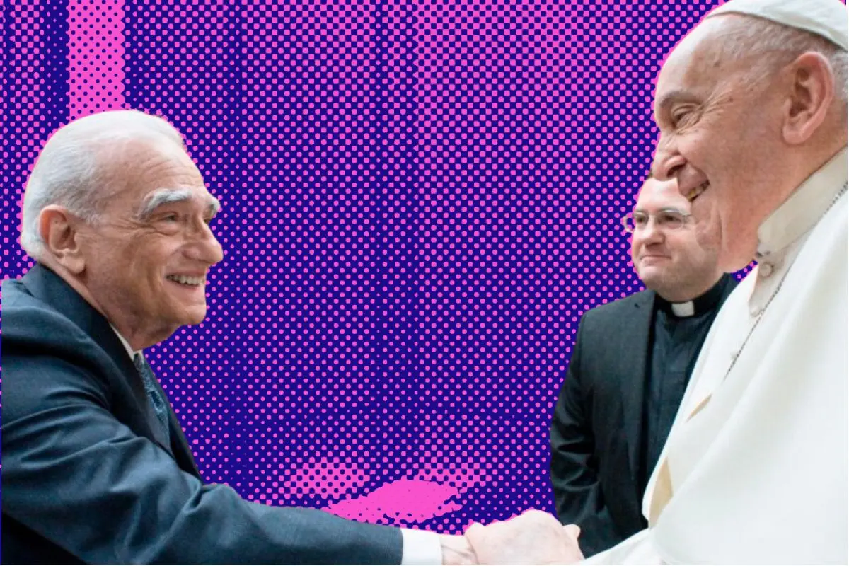 Martin Scorsese trabaja en Atlas: Una Nueva Historia, un documental sobre un proyecto cinematográfico del Papa Francisco. FOTO: CANVA/IG: @estoesblender