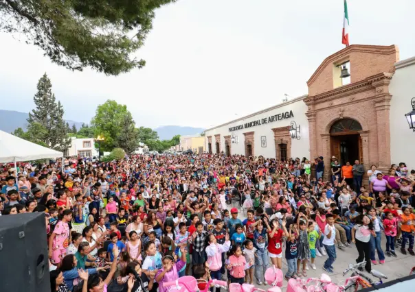 Día del Niño, así celebraron a los niños en Arteaga, Coahuila