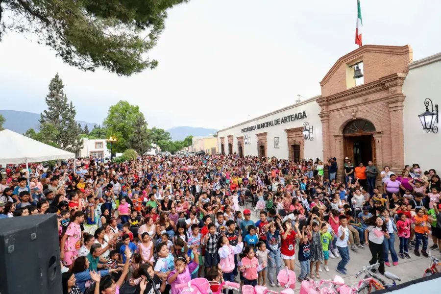 Día del Niño, así celebraron a los niños en Arteaga, Coahuila