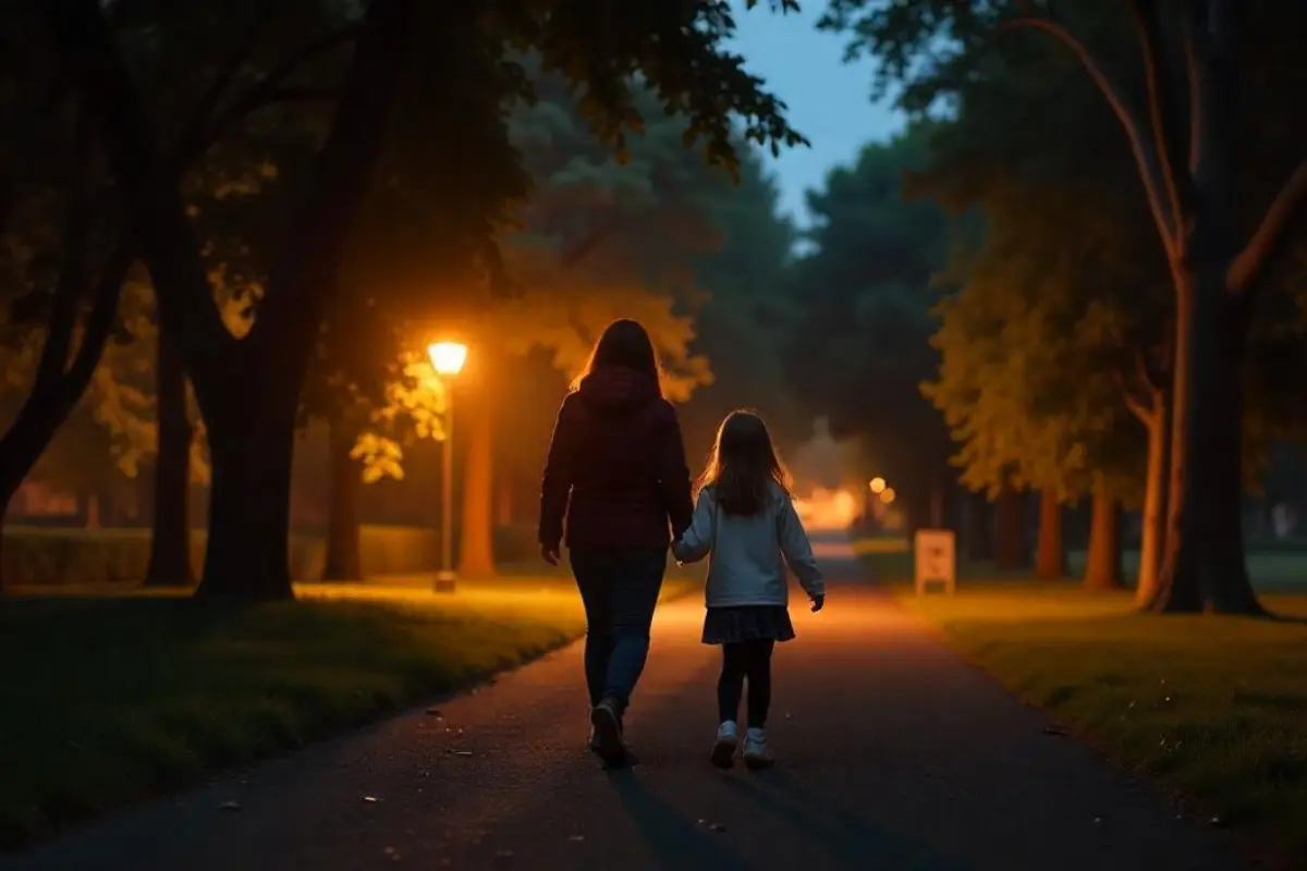 Si buscas un momento especial con mamá, lo ideal es un paseo nocturno/Foto: Freepik IA