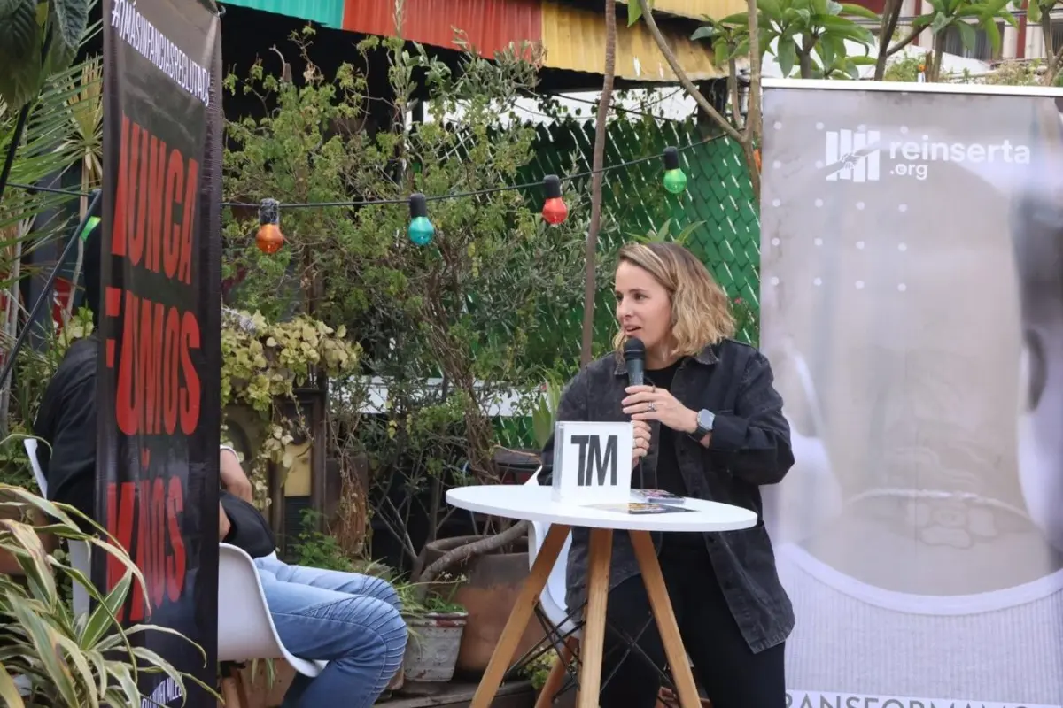 Reinserta anunciando el lanzamiento del cortometraje Nunca Fuimos Niños Foto: Reinserta
